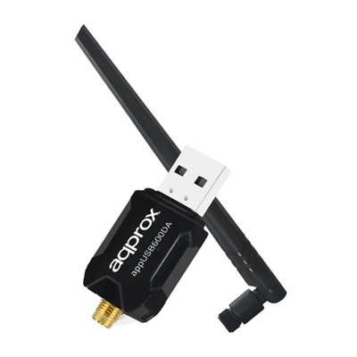 Approx Appusb600da Tarjeta Red Wifi N600 Usb